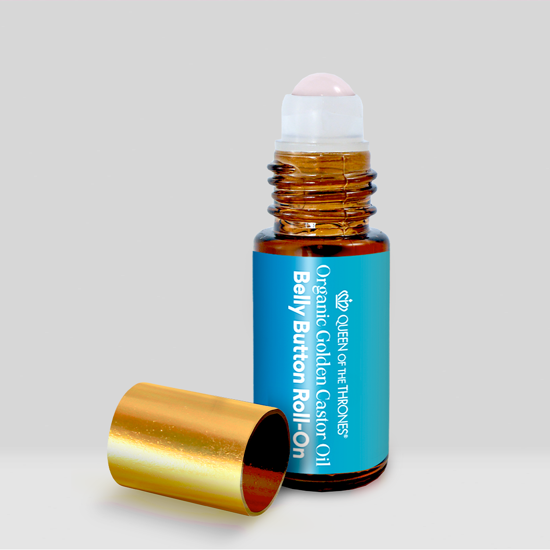 Organic Golden Castor Oil Belly Button Roll-On 0.17oz