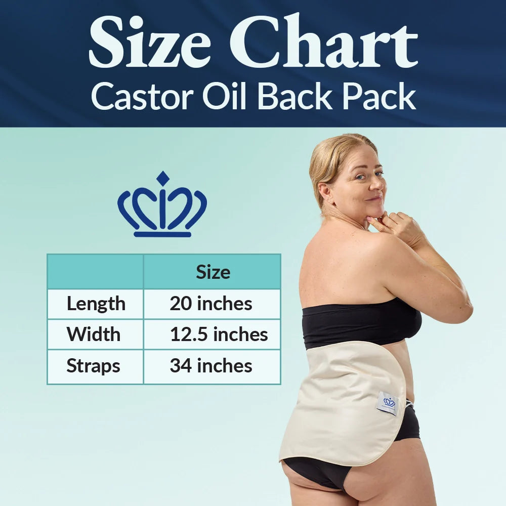 Castor Oil Pack for Back