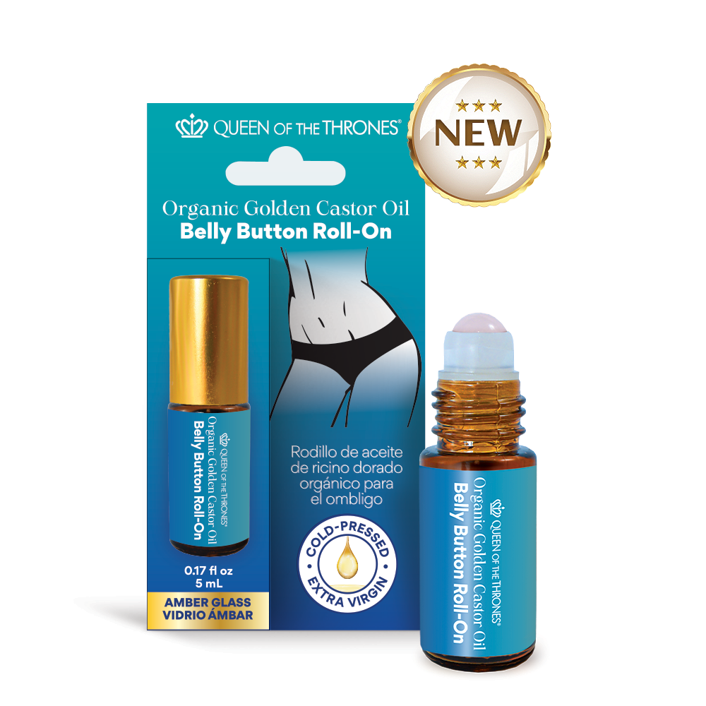 Organic Golden Castor Oil Belly Button Roll-On 0.17oz