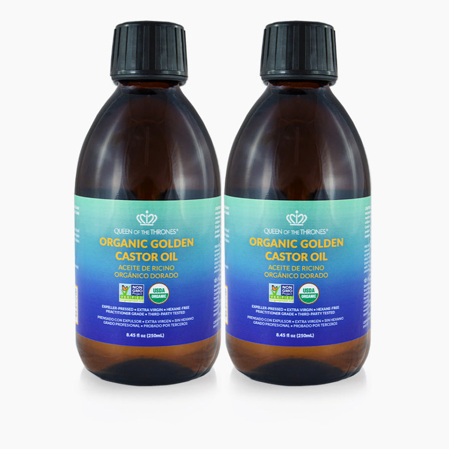 Organic Golden Castor Oil 8.45oz (2x 8.45oz Bottles)