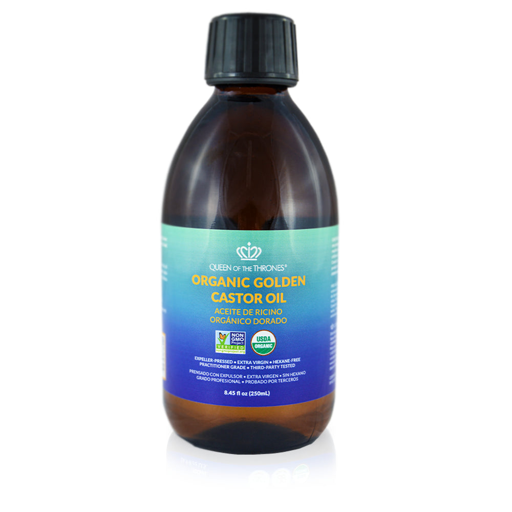 Aceite de Ricino Orgánico 16.9oz 100% Puro, Libre de Hexano, Extra-Virgen