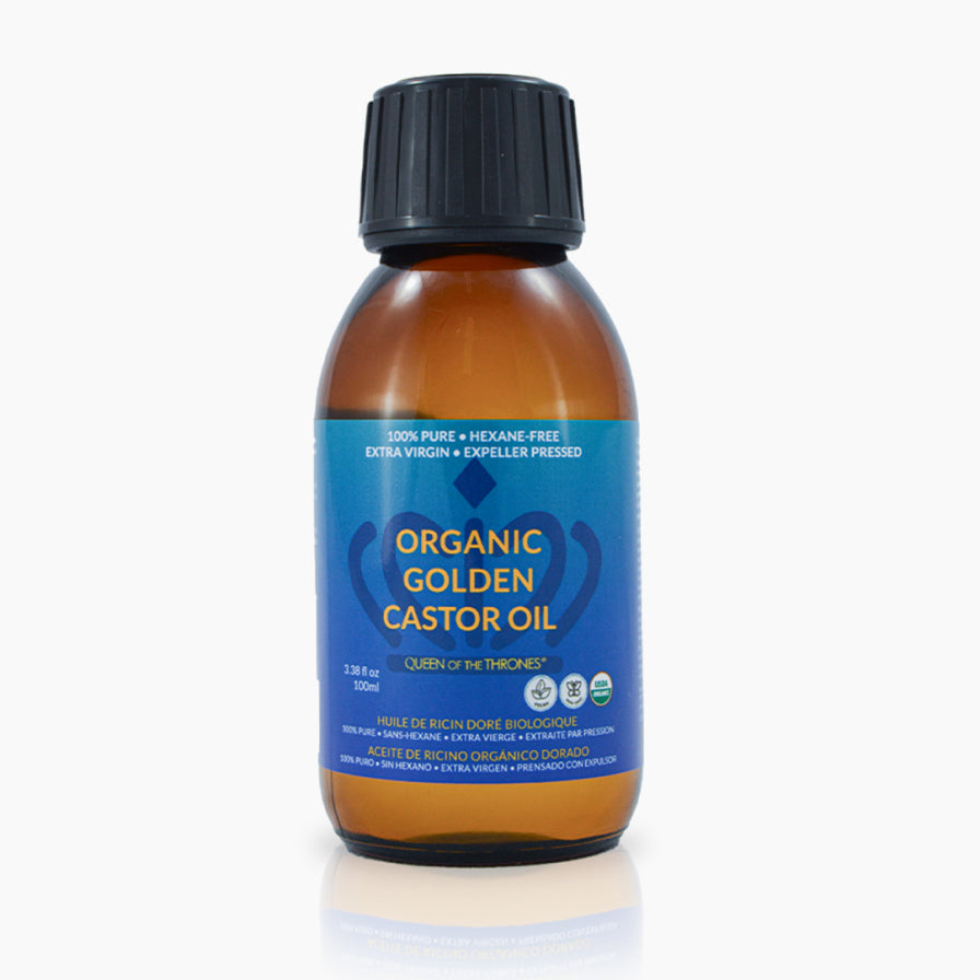 Aceite de Ricino Orgánico 16.9oz 100% Puro, Libre de Hexano, Extra-Virgen