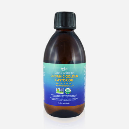 Aceite de Ricino Orgánico 16.9oz 100% Puro, Libre de Hexano, Extra-Virgen