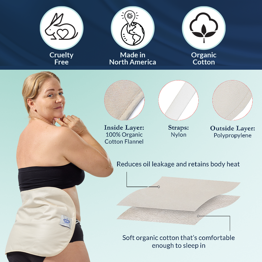 Castor Oil Pack for Back