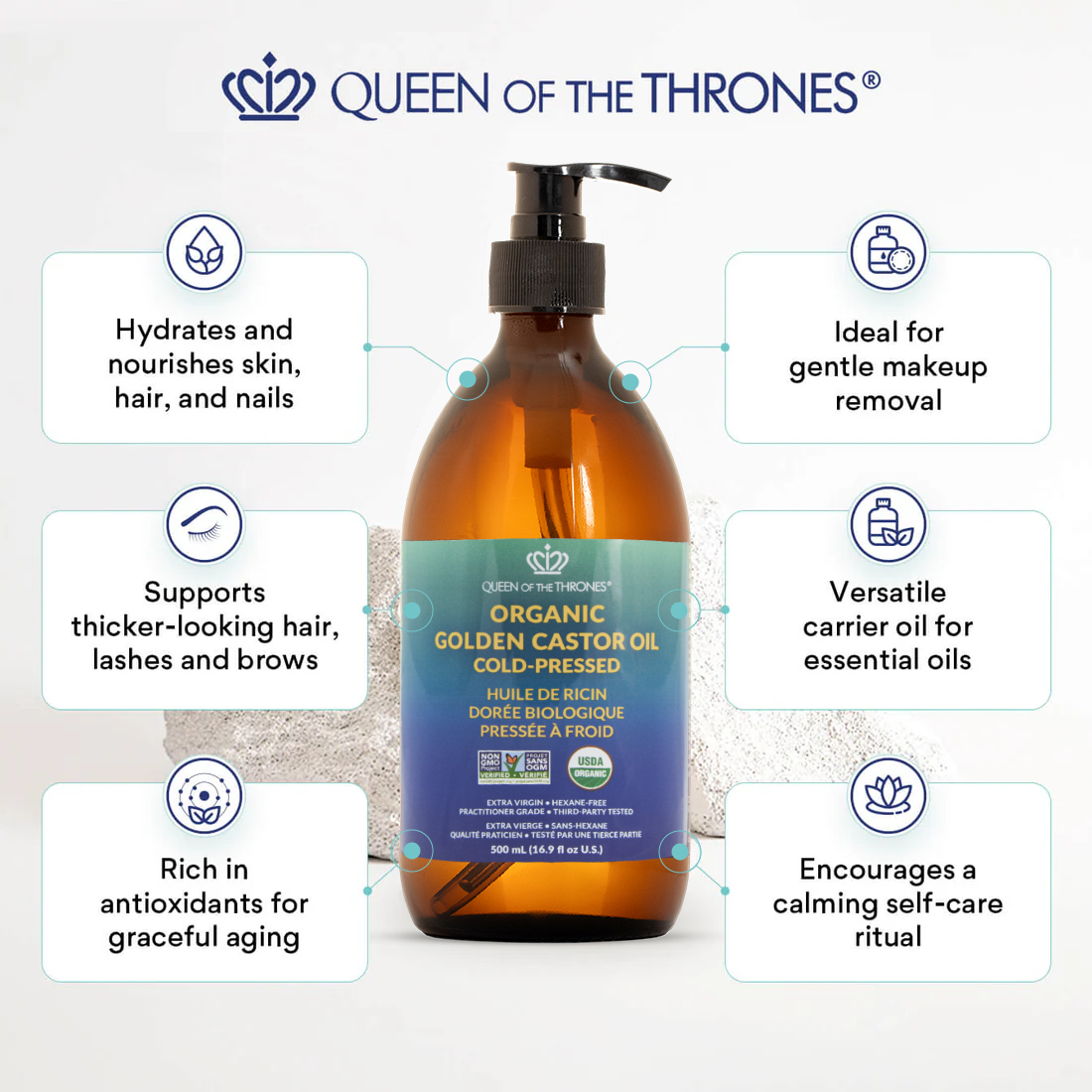 Organic Golden Castor Oil