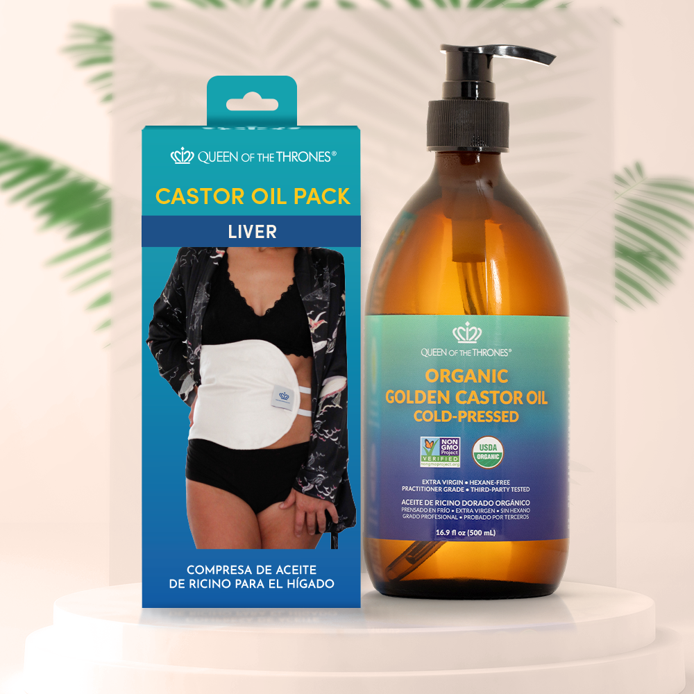 Castor Oil Pack Bundle for Liver