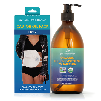 Castor Oil Pack Bundle for Liver