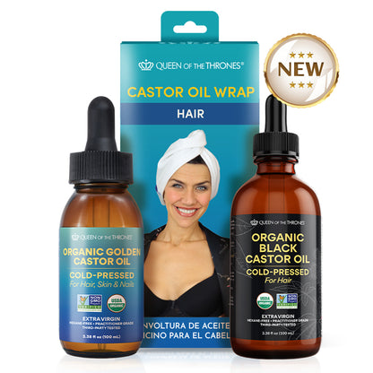 Castor Oil Beauty Hair Wrap Bundle