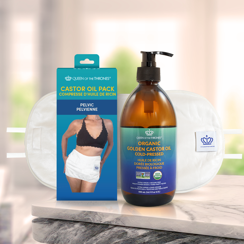 Pelvic Castor Oil Pack Bundle
