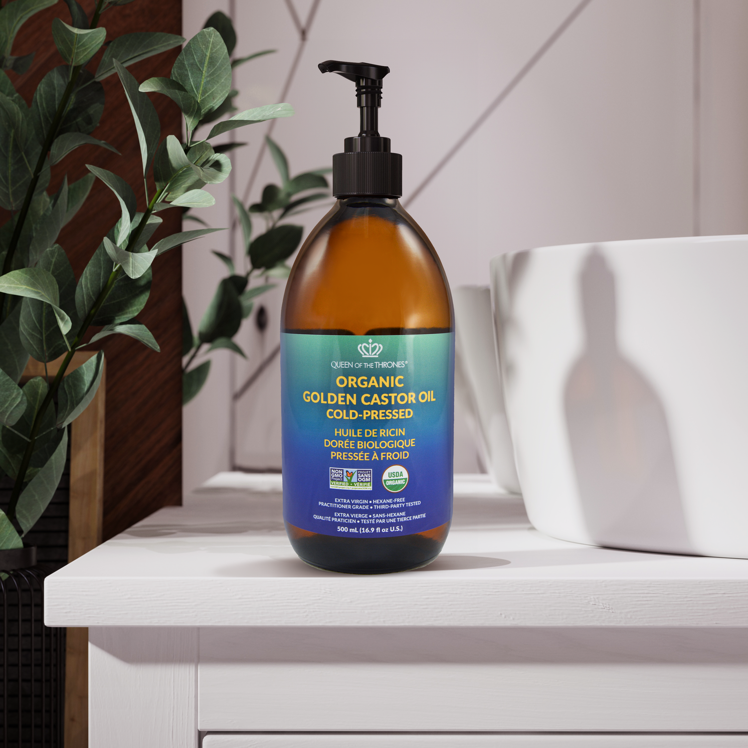 Organic Golden Castor Oil