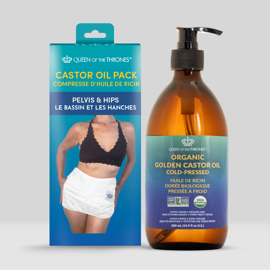 Pelvic Castor Oil Pack Bundle