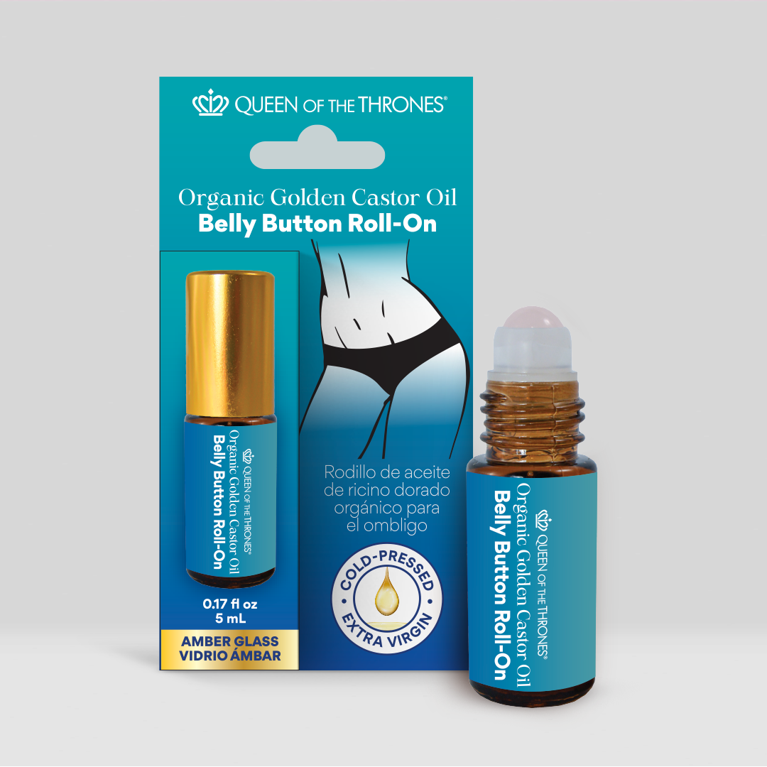 Organic Golden Castor Oil Belly Button Roll-On 0.17oz