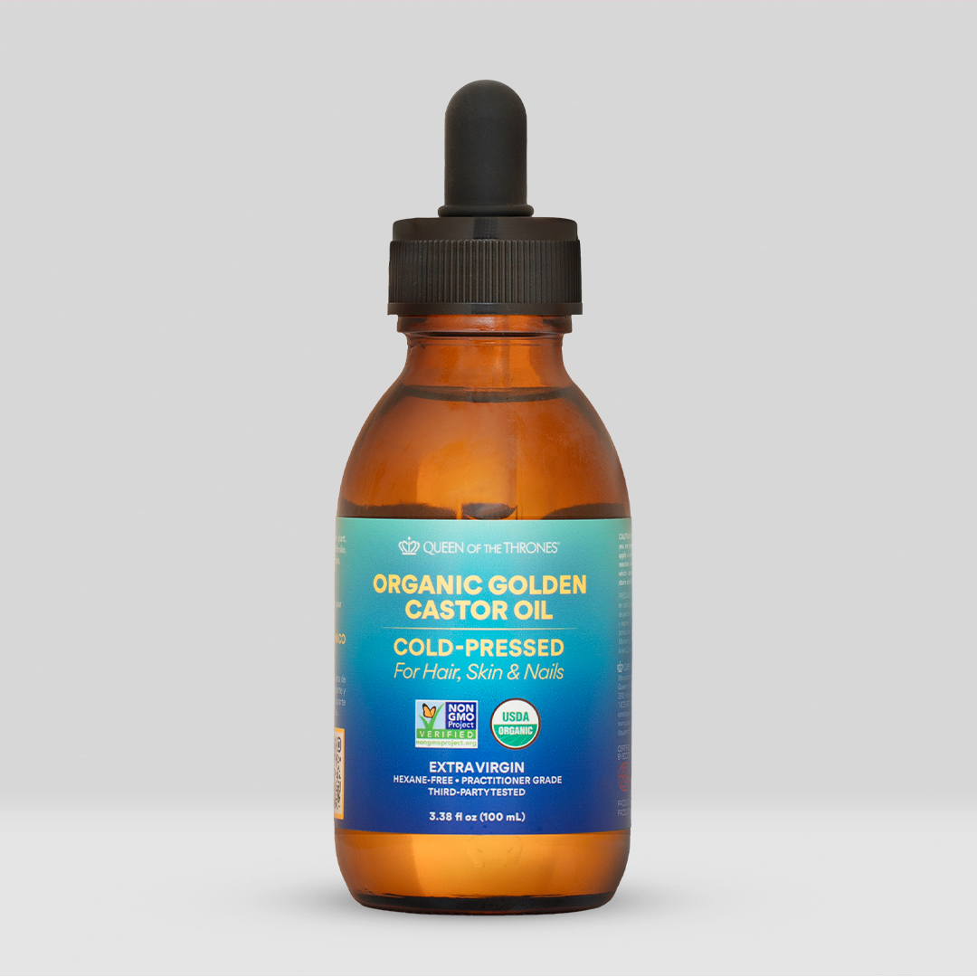 Aceite de Ricino Orgánico 16.9oz 100% Puro, Libre de Hexano, Extra-Virgen