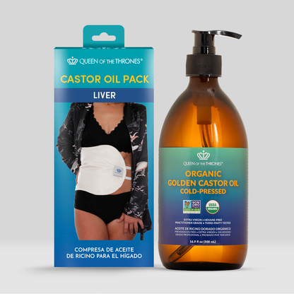 Castor Oil Pack Bundle for Liver