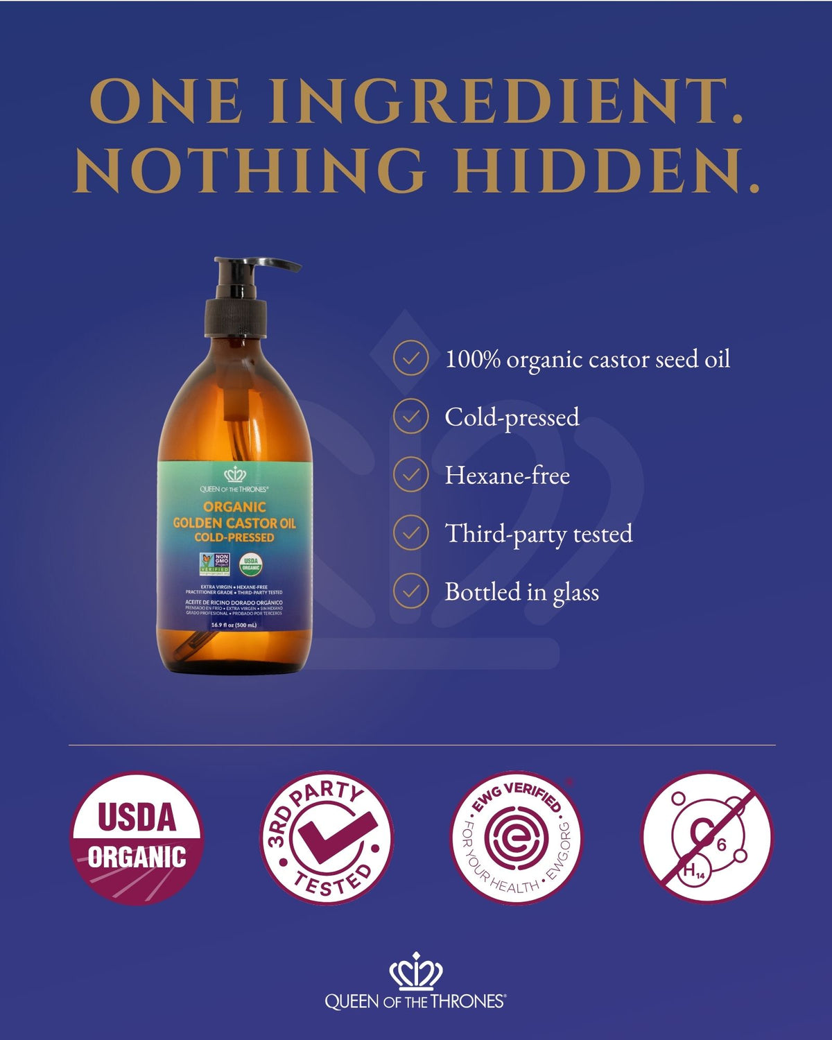 Organic Golden Castor Oil