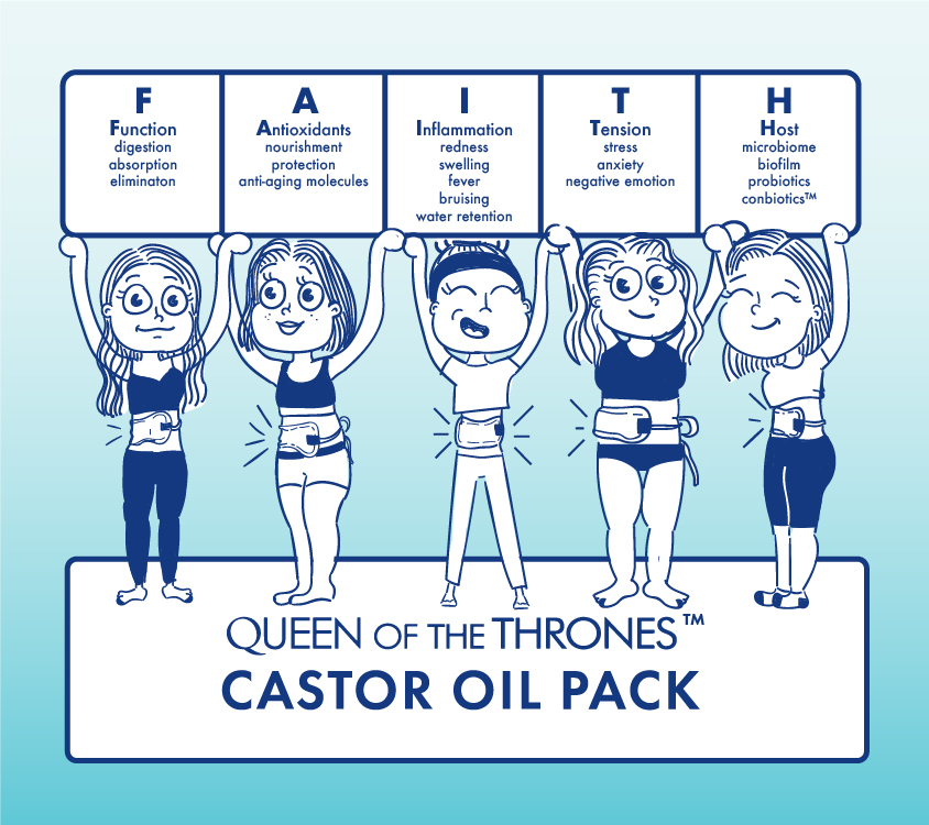 FAITH on Queen of the Thornes Castor Oil products