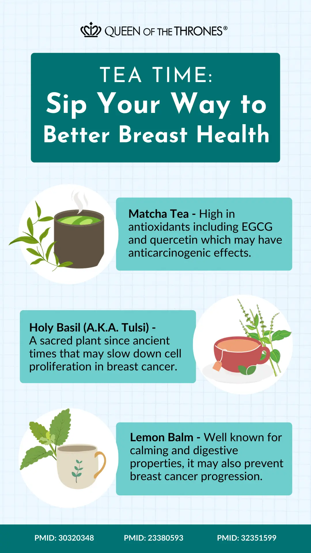 Breast health tea recipes by Queen of the Thrones