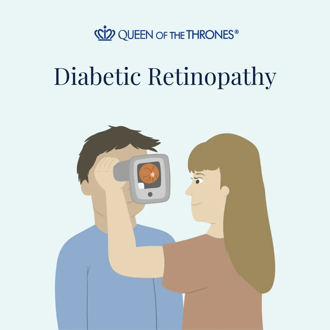 Queen of the Thrones explains how diabetic retinopathy is caused