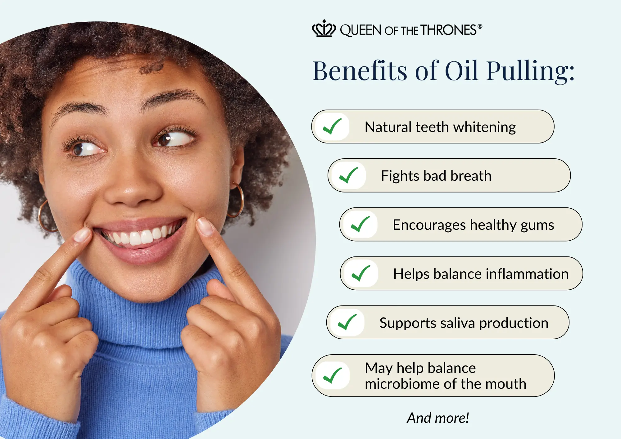 Benefits of Oil pulling by Queen of the Thrones