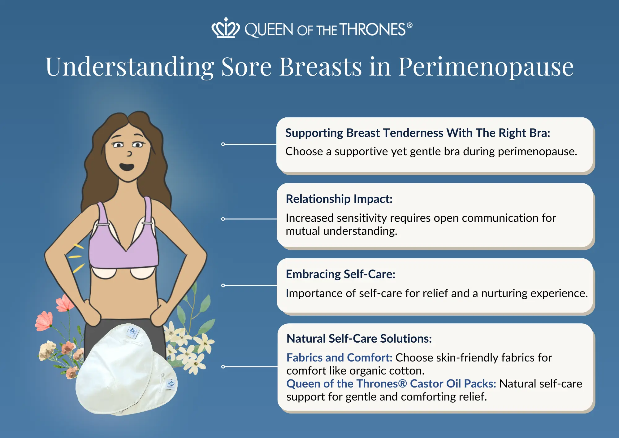Understanding sore breasts in perimenopause by Queen of the Thrones 