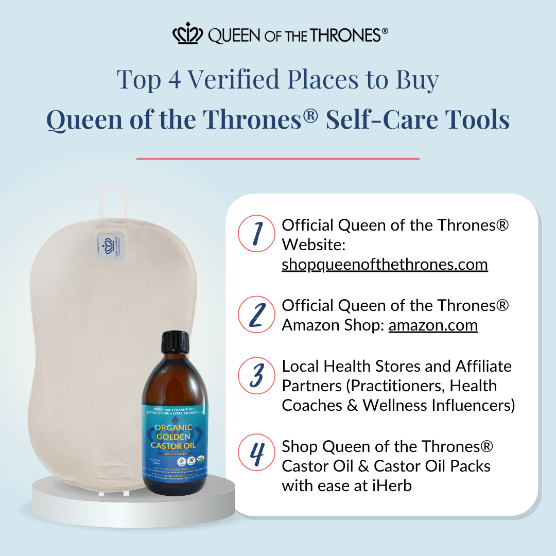 Top 4 verified places to buy authentic Queen of the thrones castor oil packs 