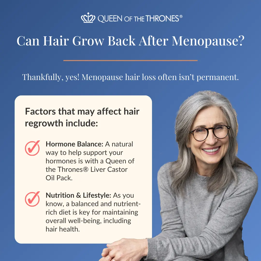 Can hair grow back after menopause by Queen of the Thrones
