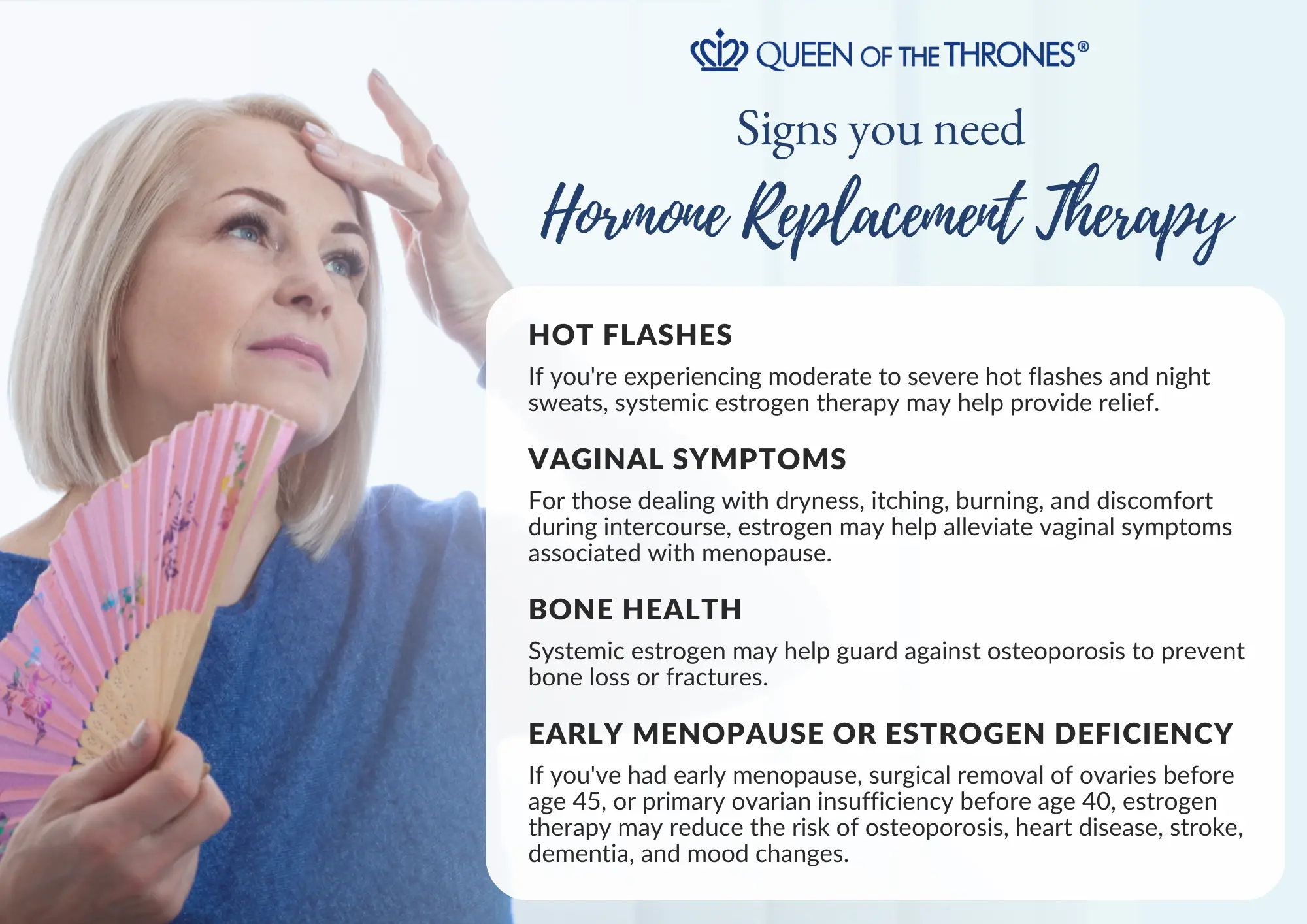 Signs you need hormone replacement therapy by Queen of the Thrones