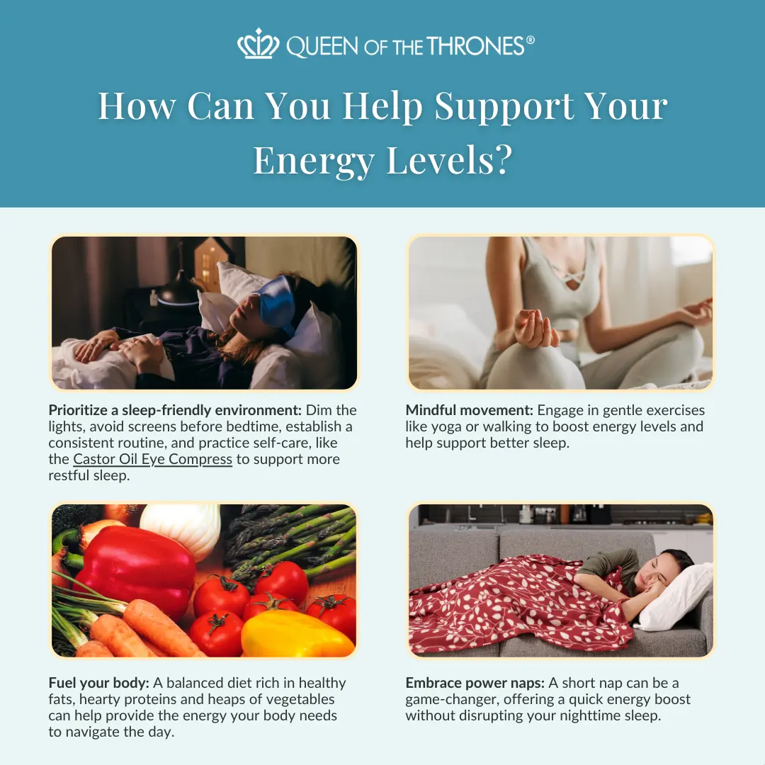 How to support your energy levels by Queen of the Thrones